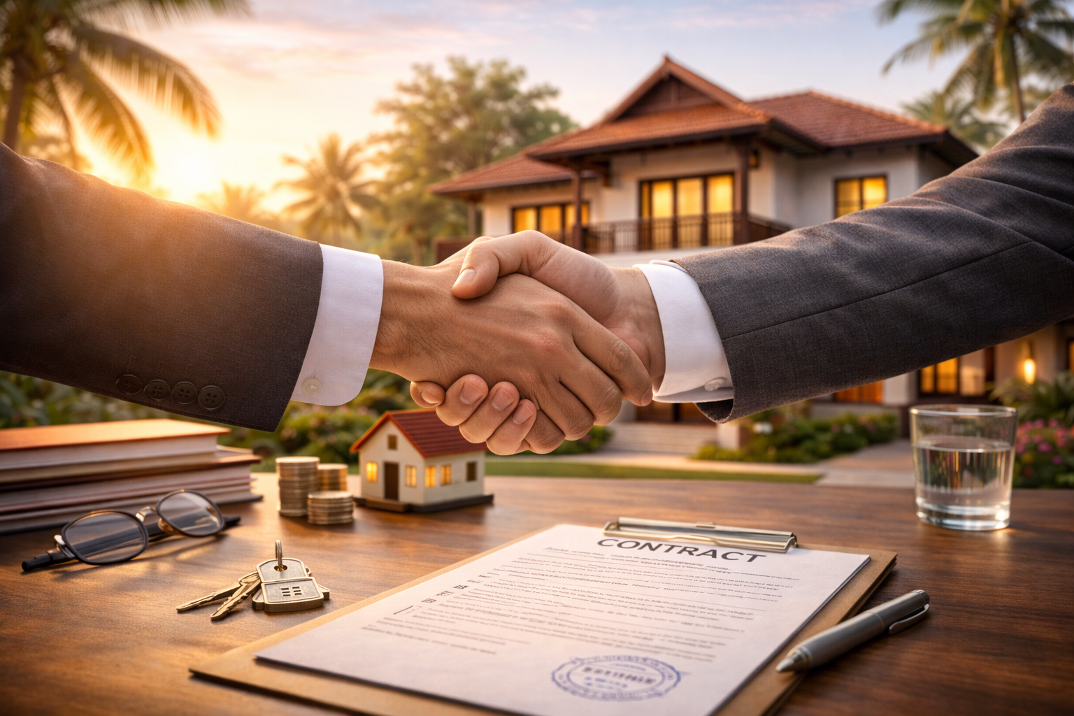 Property deal negotiation in Mangalore - Fair prices with Dakshin Real Estate